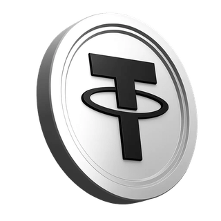 USDT Tether coin displayed in the trading community trust section